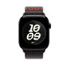 Спортивный браслет для Apple Watch 46mm Nike Sport Loop - Черный (Midnight Black)
