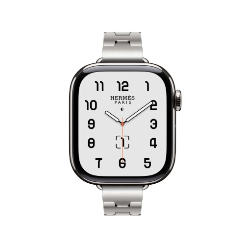 Блочный стальной тонкий браслет Grand H Fin 42mm (L)