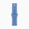 Apple Watch Series 12 46mm, Radiant Gold Titanium Case with Sport Band - Wildflower Blue