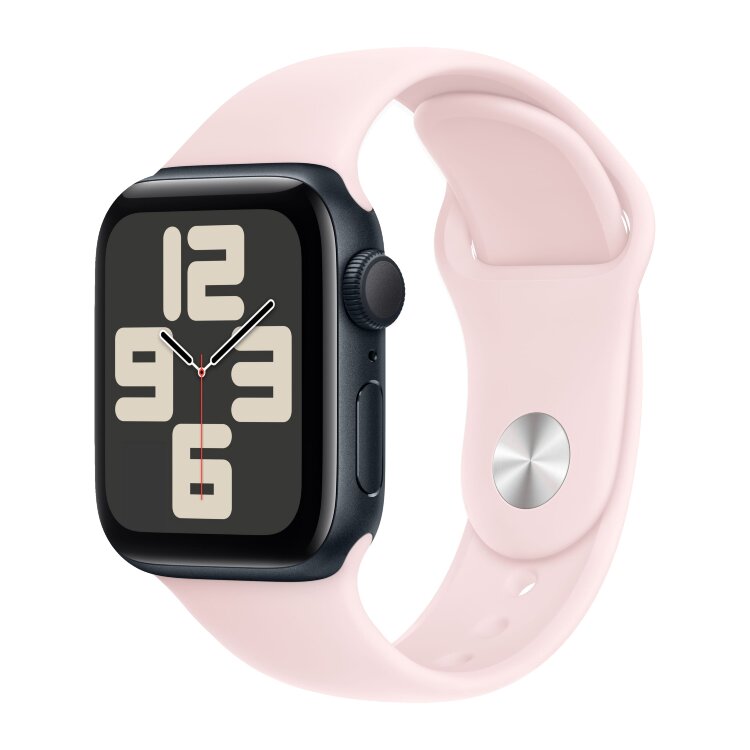 Apple Watch SE 2023 Aluminum Midnight 44mm Light Pink