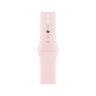 Apple Watch SE (2023) 44mm, Midnight Aluminum Case with Sport Band - Light Pink (Розовый)