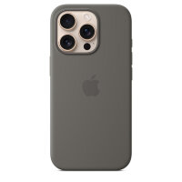 Силиконовый чехол для iPhone 16 Pro с MagSafe - Stone Gray (Серый)