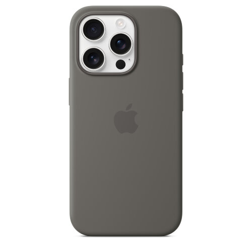 Силиконовый чехол для iPhone 16 Pro с MagSafe - Stone Gray (Серый)
