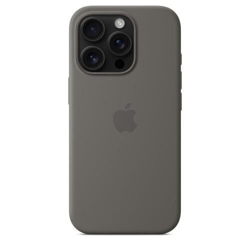 Силиконовый чехол для iPhone 16 Pro с MagSafe - Stone Gray (Серый)