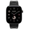 Apple Watch Hermès Series 12 42mm, Silver Titanium, ремешок Deployment Buckle Kilim черный (Noir)