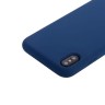 Силиконовый чехол COTEetCI Liquid для iPhone X Синий