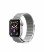 Apple Watch series 5, 40 мм Cellular + GPS, серебристый алюминий, браслет из нейлона