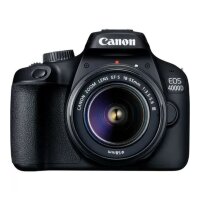 Canon EOS 4000D Camera, Black + 18-55 III Kit