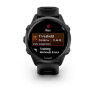 Умные часы Garmin Forerunner 570 42mm, Slate Gray Aluminum, Translucent Black/Black Band