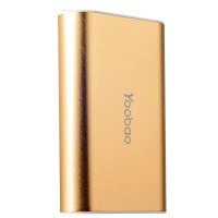 Универсальный внешний аккумулятор Yoobao Specialist S3 Power Bank 6000 mAh, золотой