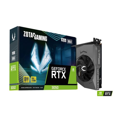 Игровая видеокарта NVIDIA ZOTAC GAMING GEFORCE RTX 3050 ECO SOLO