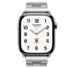 Apple Watch Hermes Series 12 46mm, блочный стальной браслет (L)