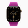 Apple Watch Series 12 46mm, Radiant Gold Titanium Case with Sport Band - Magenta