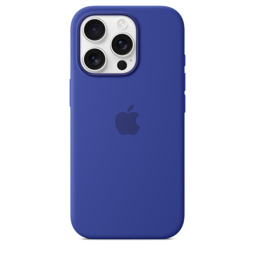Силиконовый чехол для iPhone 16 Pro с MagSafe - Ultramarine (Голубой)