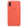 Силиконовый чехол для iPhone Xs Max, цвет "спелый нектарин"