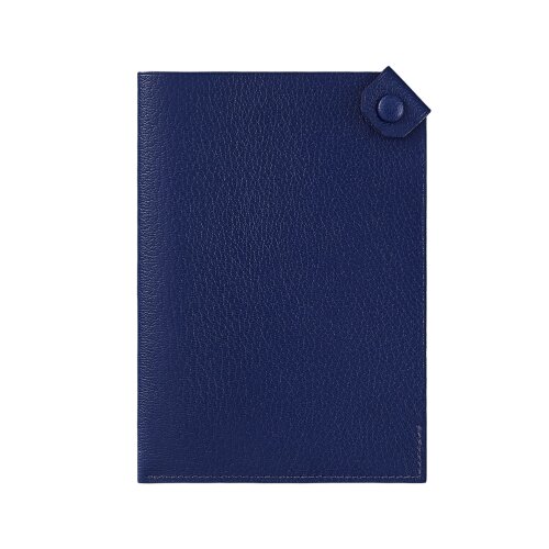 Чехол для паспорта Hermes Tarmac  Bleu Saphir (Синий)