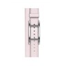 Кожаный двойной тонкий ремешок с пряжкой Hermes для Apple Watch 42mm Attelage Hapi Double Tour - Светло-розовый (Mauve/Pale)