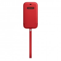 Кожаный чехол-конверт MagSafe для iPhone 12 и 12 Pro, Красный