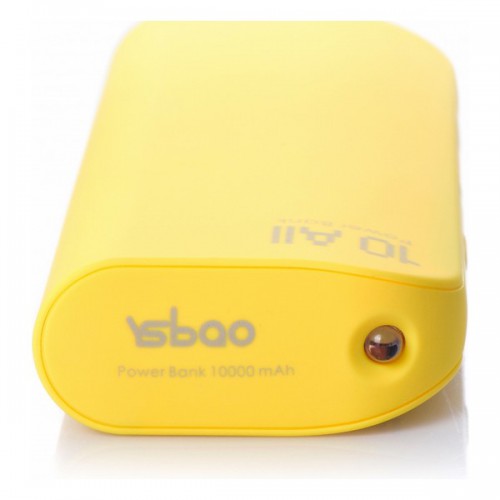Sbao 10000 mAh желтый - дополнительный аккумулятор