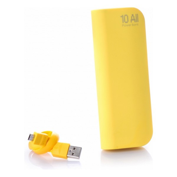 Sbao 10000 mAh желтый - дополнительный аккумулятор