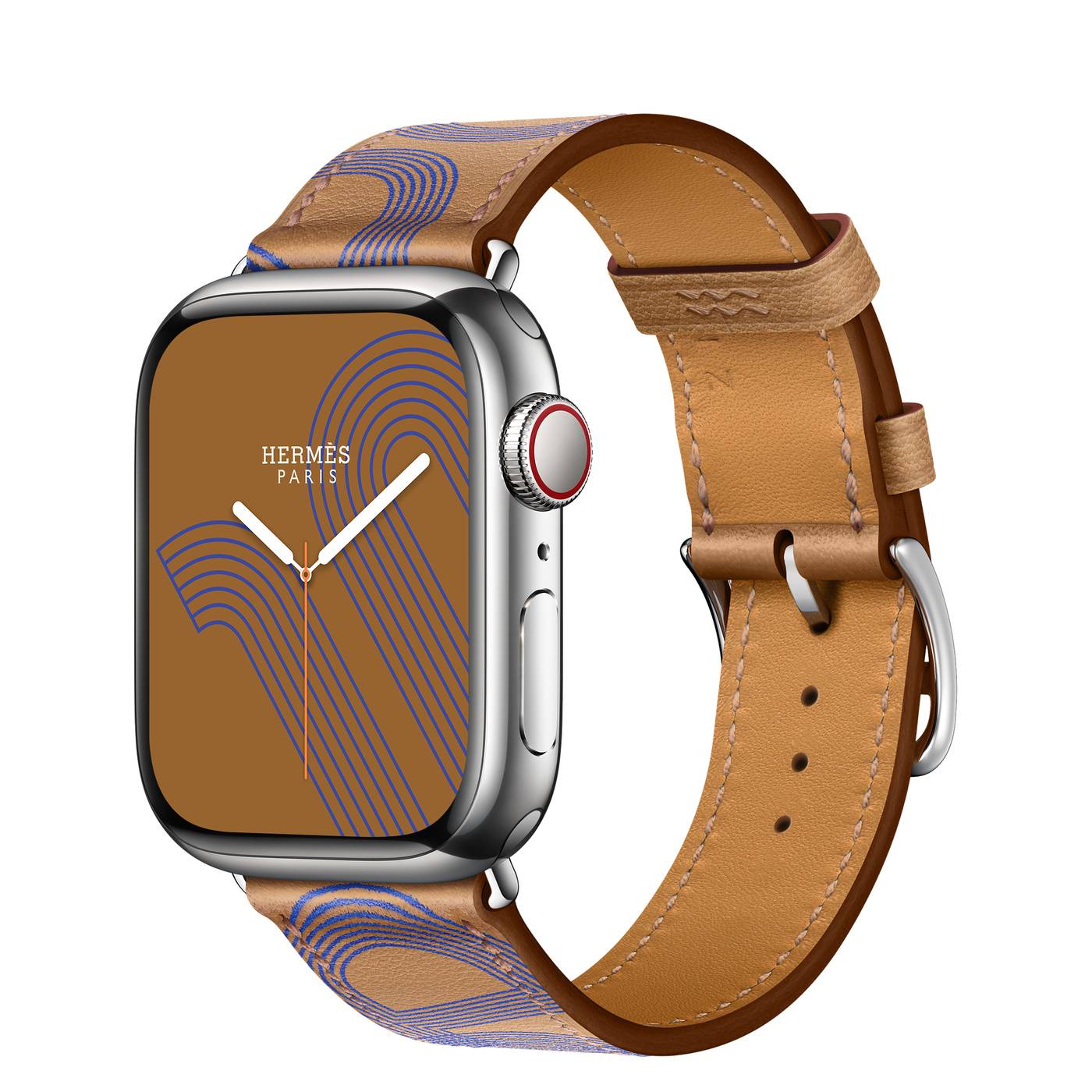 腕時計(デジタル) Apple Watch HERMES series7 41mm Купить Apple Watch 7 Hermes 41mm Circuit H Biscuit в Москве цена