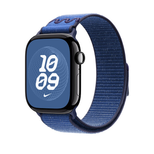 Спортивный браслет для Apple Watch 46mm Nike Sport Loop - Синий (Blue Ribbon)