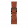 Ремешок Hermès H Diagonal из кожи Swift 45mm для Apple Watch - "Медный"