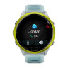Умные часы Garmin Forerunner 570 47mm, Amp Yellow Aluminum, Translucent Whitestone/Turquoise Band