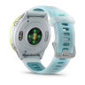 Умные часы Garmin Forerunner 570 47mm, Amp Yellow Aluminum, Translucent Whitestone/Turquoise Band