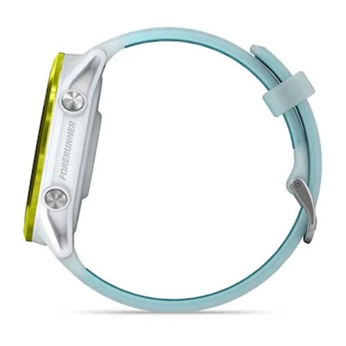 Умные часы Garmin Forerunner 570 47mm, Amp Yellow Aluminum, Translucent Whitestone/Turquoise Band