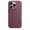 Чехол FineWoven для iPhone 15 с MagSafe - Шелковица (Mulberry)