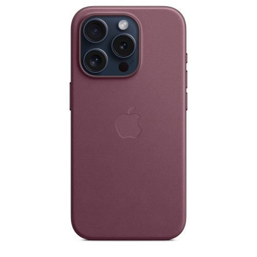 Чехол FineWoven для iPhone 15 с MagSafe - Шелковица (Mulberry)