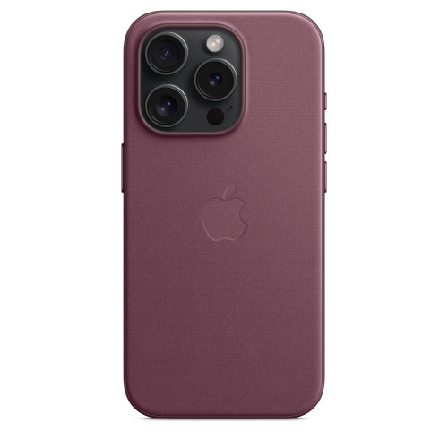 Чехол FineWoven для iPhone 15 с MagSafe - Шелковица (Mulberry)