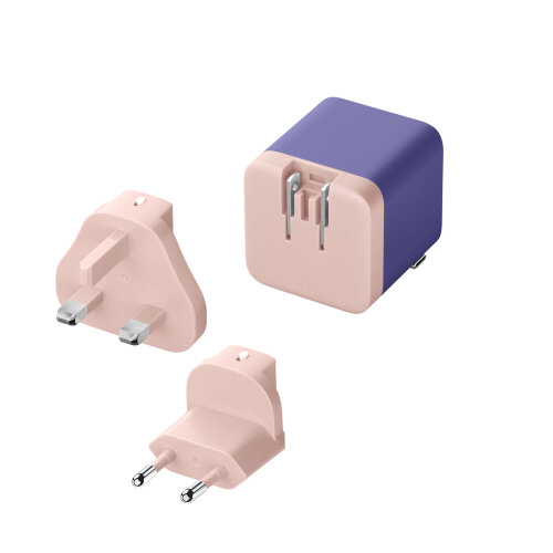 Сетевое зарядное устройство Nimble Wally Stretch 65 Вт, синее