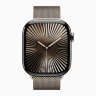 Apple Watch Series 10 46mm, Natural Titanium, Natural Milanese Loop