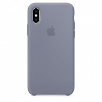 Силиконовый чехол для iPhone Xs Max, цвет "тёмная-лаванда"