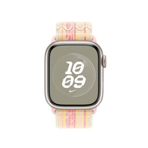 Спортивный браслет для Apple Watch 42mm Nike Sport Loop - Звездно-розовый (Starlight/Pink)