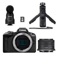 Canon EOS M50 Mark II Mirrorless Camera, Black + EF-M 15-45mm IS STM Lens - Vlogger