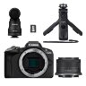 Canon EOS M50 Mark II Mirrorless Camera, Black + EF-M 15-45mm IS STM Lens - Vlogger