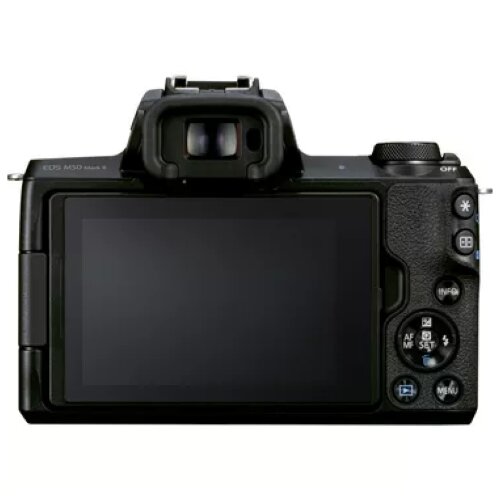 Canon EOS M50 Mark II Mirrorless Camera, Black + EF-M 15-45mm IS STM Lens - Vlogger