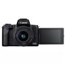 Canon EOS M50 Mark II Mirrorless Camera, Black + EF-M 15-45mm IS STM Lens - Vlogger