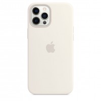 Силиконовый чехол MagSafe для iPhone 12 Pro Max Белый
