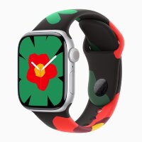 Apple Watch Series 11 42mm, Silver Aluminum Case with Sport Band - Unity Bloom
