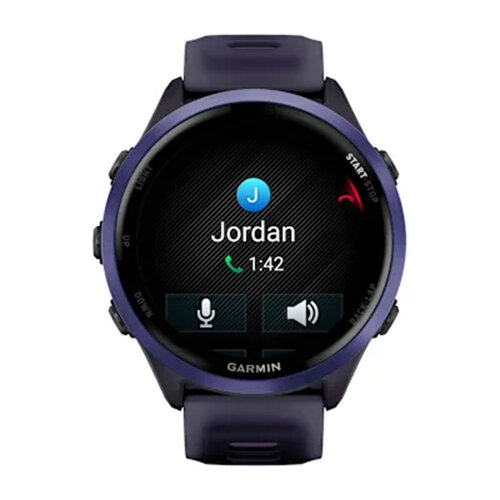 Умные часы Garmin Forerunner 570 47mm, Indigo Aluminum, Translucent Imperial Purple/Indigo Band