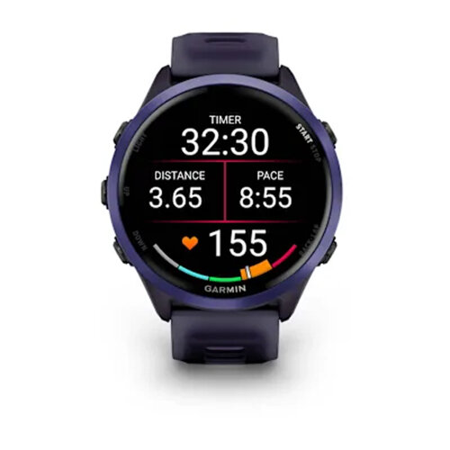 Умные часы Garmin Forerunner 570 47mm, Indigo Aluminum, Translucent Imperial Purple/Indigo Band