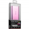 Универсальный внешний аккумулятор Yoobao Master M3 Power Bank 7800 mAh, розовый