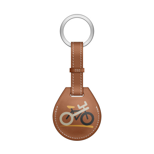 Брелок AirTag Hermes Vélo для ключей с кольцом