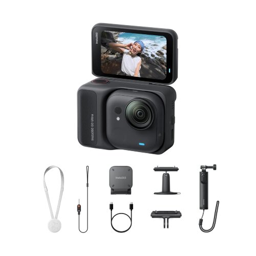 Ультракомпактная экшн-камера Insta360 GO Ultra Black Creator Bundle