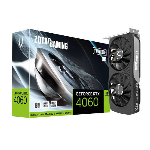 Игровая видеокарта NVIDIA ZOTAC GAMING GeForce RTX 4060 8GB Twin Edge OC