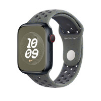 Спортивный ремешок для Apple Watch 45mm Nike Sport Band (S/M) - Карго хаки (Cargo Khaki)